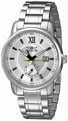Invicta Watches : 18085 Silver Dial Stainless Steel Band Men Watch