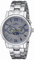 Invicta Watches : 18089 Grey Dial Stainless Steel Men Watch