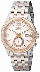 Invicta Watches : 18102 White Dial Stainless Steel Band Men Watch