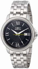 Invicta Watches : 18103 Black Dial Stainless Steel Men Watch