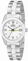 Invicta Watches : 18146 Silver Dial Ceramic Band Women Watch