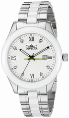 Invicta Watches : 18152 Silver Dial Ceramic Men Watch
