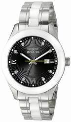 Invicta Watches : 18153 Black Dial Ceramic Band Men Watch