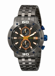 Invicta Watches : 18182 Black Dial Stainless Steel Band Men Watch