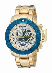 Invicta Watches : 18237 Champagne Dial Stainless Steel Band Men Watch