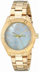Invicta Watches : 18324 Mother Of Pearl Dial Stainless Steel Band Women Watch