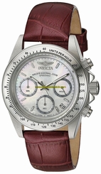 Invicta Watches : 18385 Quartz Chronograph Date Leather Women Watch