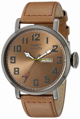 Invicta Watches : 18434 Beige Dial Calendar Men Watch
