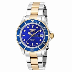 Invicta Watches : 18511 Blue Dial Stainless Steel Band Men Watch