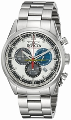 Invicta Watches : 18570 Silver Dial Stainless Steel Band Men Watch