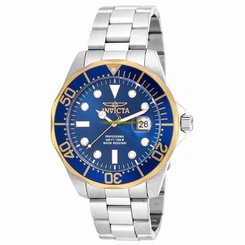Invicta Watches : 18732 Blue Dial Stainless Steel Band Men Watch