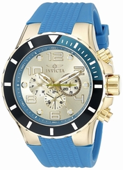 Invicta Watches : 18740 Quartz Multifunction Dial Blue Silicone Men Watch