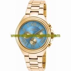 Invicta Watches : 18750 Blue Dial Stainless Steel Women Watch