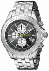 Invicta Watches : 18850 Grey Dial Stainless Steel Band Men Watch