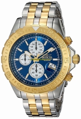 Invicta Watches : 18851 Blue Dial Stainless Steel Band Men Watch