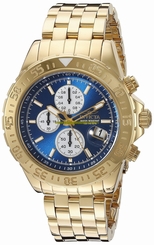 Invicta Watches : 18855 Blue Dial Stainless Steel Band Men Watch