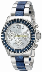 Invicta Watches : 18869 Silver Dial Stainless Steel Band Women Watch
