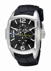 Invicta Watches : 18901 Quartz Chronograph Day Date Black Silicone Men Watch