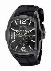 Invicta Watches : 18902 Black Dial Stainless Steel Men Watch