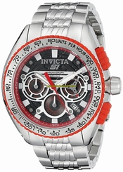 Invicta Watches : 18927 Black Dial Stainless Steel Band Men Watch