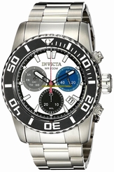 Invicta Watches : 18937 Silver Dial Stainless Steel Band Men Watch