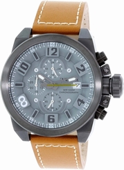 Invicta Watches : 18993 Grey Dial Leather Men Watch