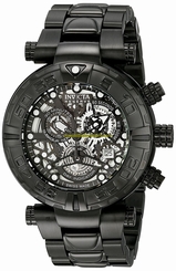 Invicta Watches : 18997 Black Dial Stainless Steel Band Men Watch