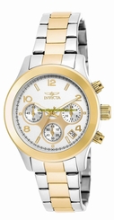 Invicta Watches : 19219 Silver Dial Stainless Steel Band Women Watch
