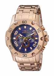 Invicta Watches : 19229 Blue Dial Stainless Steel Band Men Watch