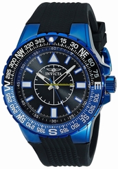 Invicta Watches : 19269 Quartz Analog Date Black Silicone Men Watch
