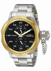 Invicta Watches : 19279 Black Dial Stainless Steel Band Men Watch