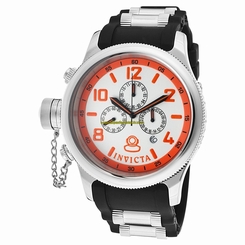 Invicta Watches : 1928 Quartz Chronograph Day Date Black Polyurethane Men Watch
