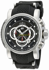 Invicta Watches : 19317 Black Carbon Fiber Quartz Men Watch