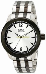 Invicta Watches : 19366 Silver Dial Stainless Steel Band Men Watch