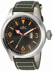 Invicta Watches : 19417 Quartz Analog Date Green Nylon Men Watch