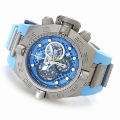 Invicta Watches : 19478 Quartz Chronograph Day Date Blue Polyurethane Men Watch