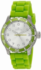 Invicta Watches : 19562 Silver Dial Stainless Steel Band Women Watch