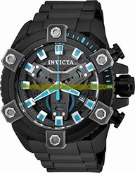 Invicta Watches : 19585 Grey Dial Stainless Steel Band Men Watch