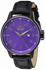 Invicta Watches : 19615 Purple Dial Measures Seconds Luminous Men Watch