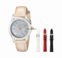 Invicta Watches : 19655 Mother Of Pearl Dial Stainless Steel Band Women Watch