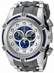 Invicta Watches : 19730 Quartz Chronograph Date Grey Polyurethane Men Watch