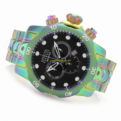 Invicta Watches : 19764 Black Dial Stainless Steel Band Men Watch