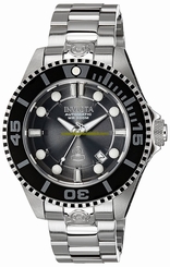 Invicta Watches : 19800 Grey Dial Stainless Steel Band Men Watch