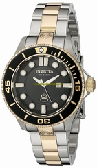 Invicta Watches : 19815 Black Dial Stainless Steel Band Women Watch