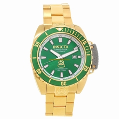 Invicta Watches : 19869 Green Dial Rotating Bezel Men Watch