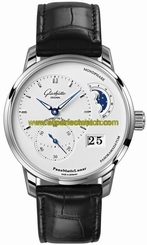 Glashutte Original Watches : 1-90-02-42-32-05 Silver Automatic Self Winding Men Watch