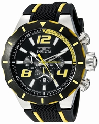 Invicta Watches : 20104 Black Dial Chronograph Men Watch
