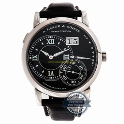 A. Lange & Sohne Grande Lange 1 115.029 Manual 41mm White Gold Mens Strap Watch