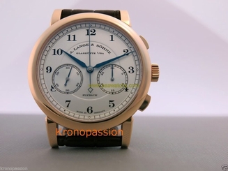 A.Lange & Sohne 1815 Chronograph 18K Rose Gold Ref.402.032 New !