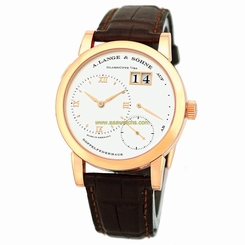 A. Lange & Sohne 18K Rose Pink Gold Lange 1 Box Warranty 2012 # 101.032 MINTY